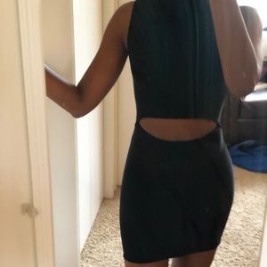 Pretty Little Thing Black Cut Out Dress